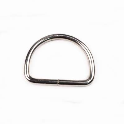 Metal Nickle D Shape Ring  Buckle for Bag Belt