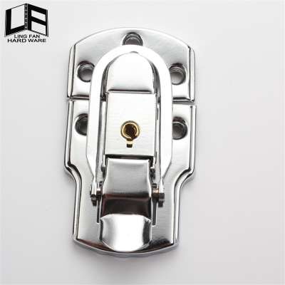 Padlockable Toggle Case Latch, Locking Box Chest Draw Clasp, Trunk Snap Catch Lock for Wood Leather Craft LF-5040